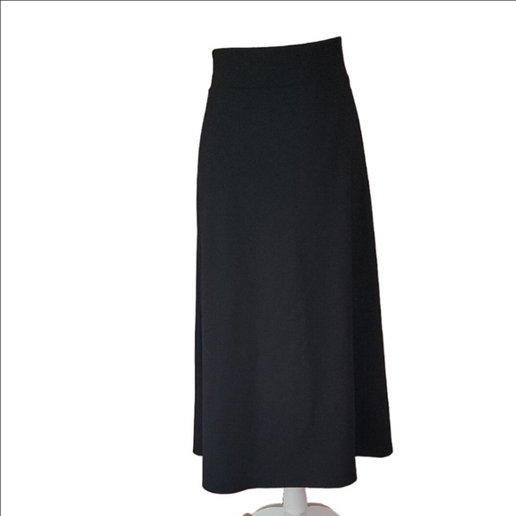 Dana Buchman Black Tie A-Line Skirt Size Large NWT - Picture 1 of 5